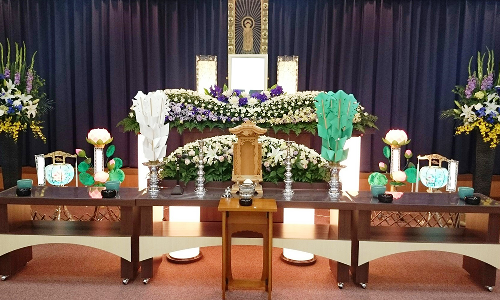 家族葬 祭壇例
